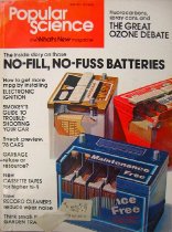 "Popular Science" Magazine with article - "The Great Ozone Debate"